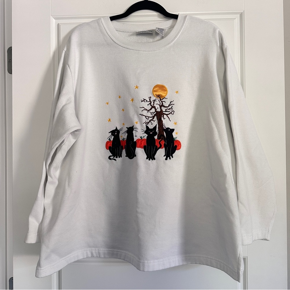 Basic edition black Cat sweatshirt